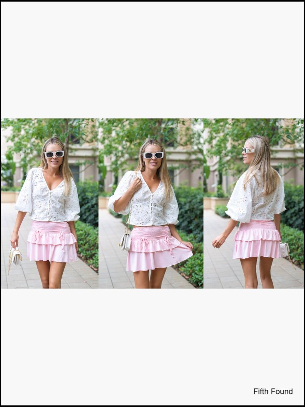 High Waisted Mini Skirt with Ruffle Layers, Stretchy Nylon Blend, Y2K Style - Picture 7 of 7